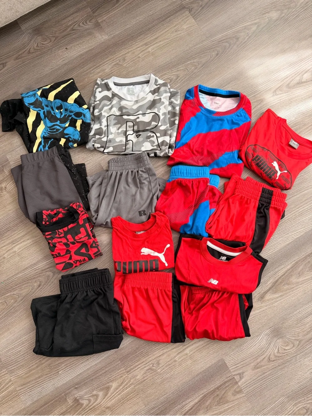 Boys Athletic Set Lot Bundle (7 Sets) Size 8